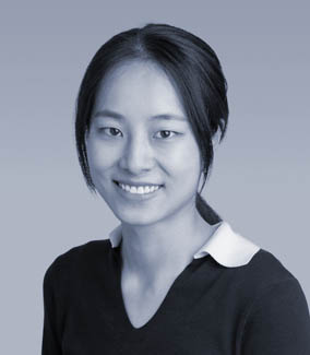 Black and White Photo of Lihan Yu